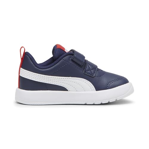 Thumbnail 5 de PUMA Unisex Kids COURTFLEX V3 V INF Sneaker – Navy/White/Red, 26 EU