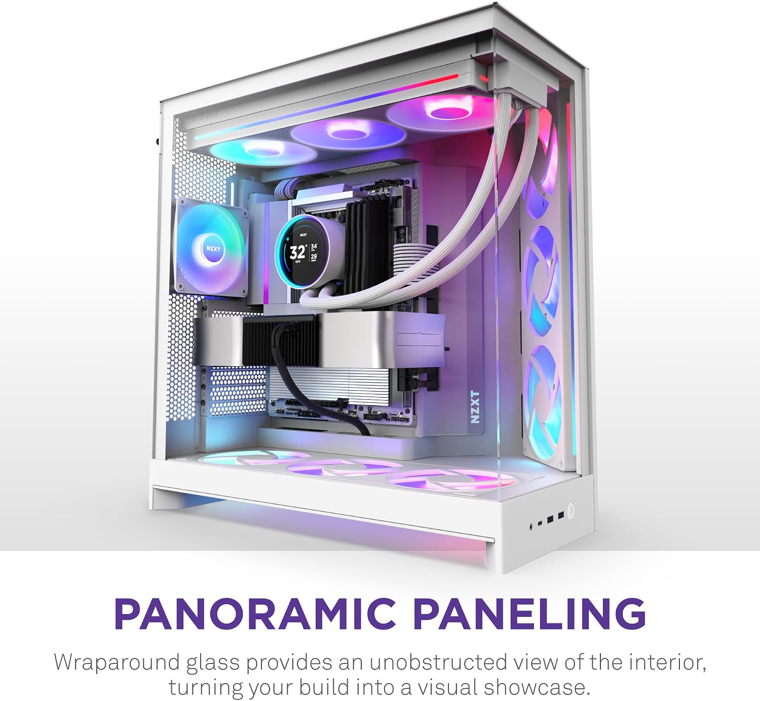Thumbnail 6 de NZXT H9 Flow RGB 2025 Case