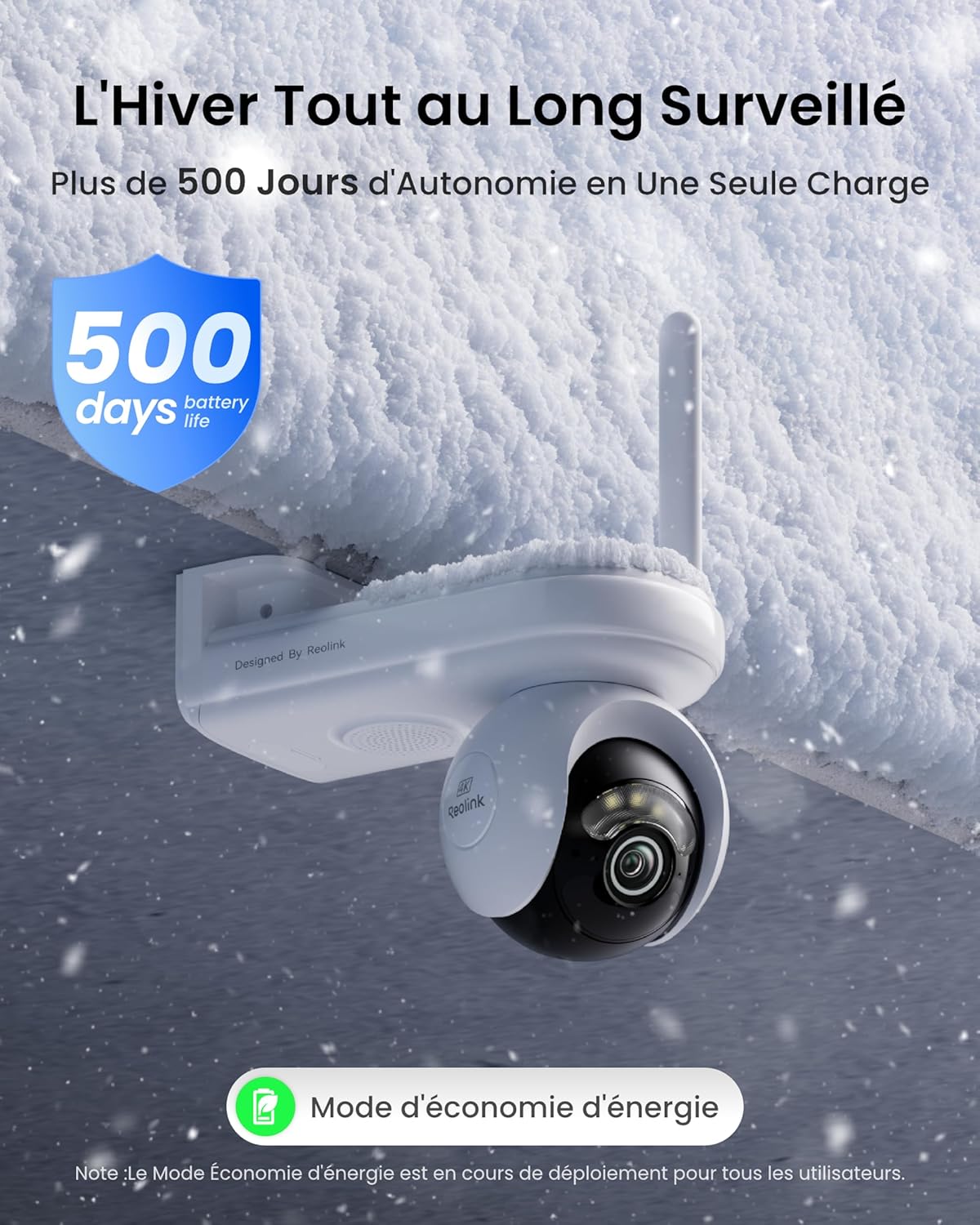Thumbnail 1 de Reolink 4K PT Camera Surveillance extérieure 4K, batterie haute capacité