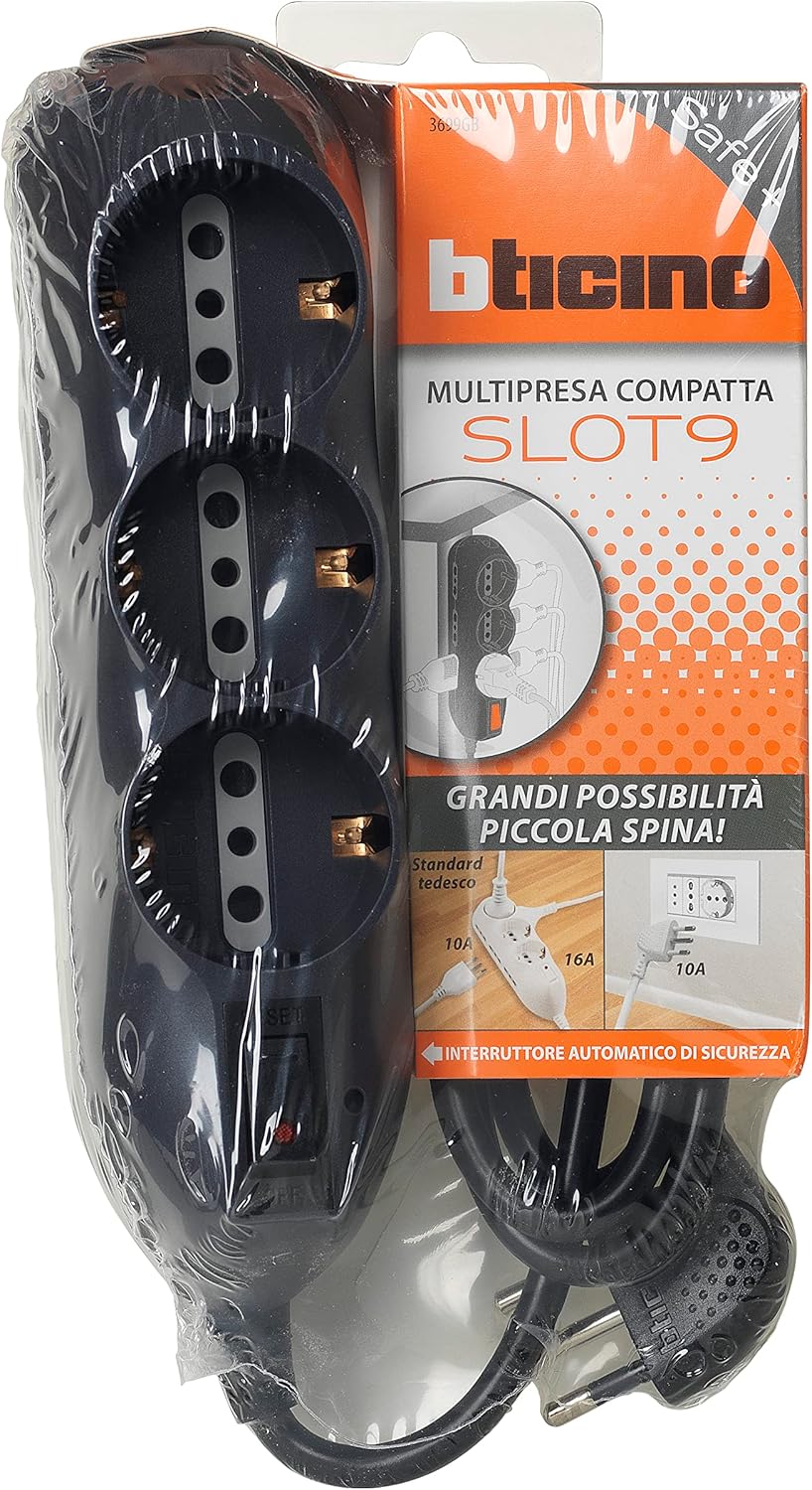 Thumbnail 4 de BTICINO Ciabatta Multipresa Elettrica Slot 9 Posti: potenza, compatibilità e sicurezza in un unico alloggiamento