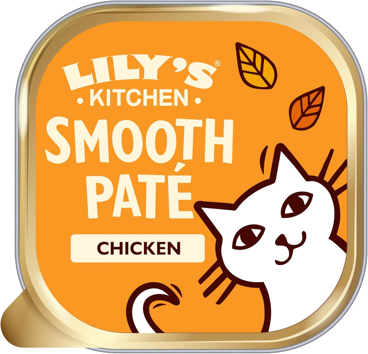 Detalle de Lily’s Kitchen Feine Pastete Hühnchen – Natürliche Zutaten, Nassfutter für Katzen, 19 x 85 g Schale