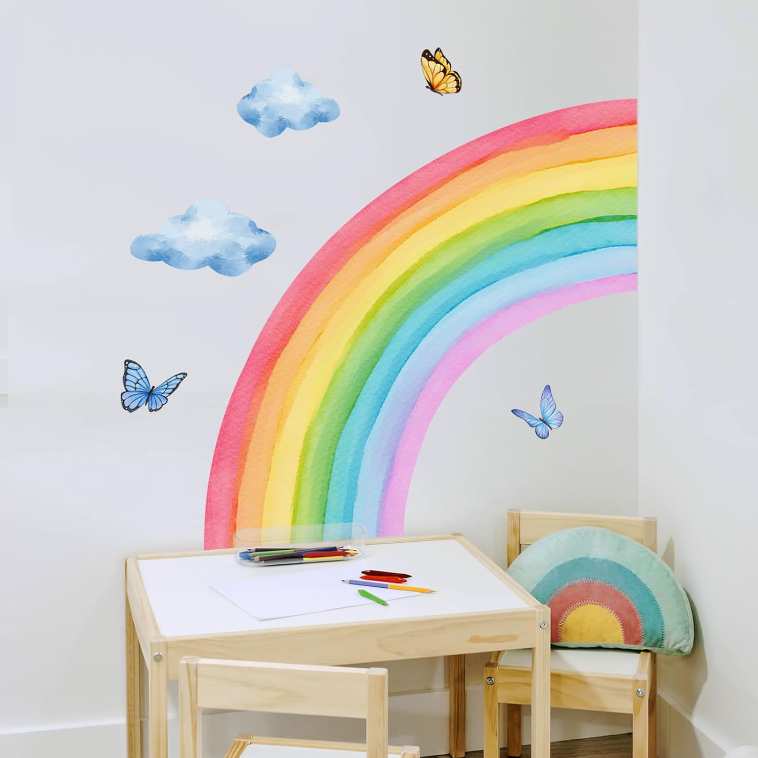 Thumbnail 6 de Supzone Wandtattoo Regenbogen Groß 120 cm