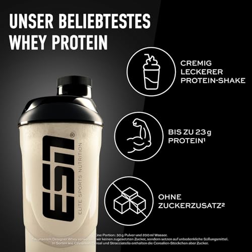 Detalle de ESN Designer Whey Protein Pulver Vanilla 1 kg – Vielseitiges Molkenprotein