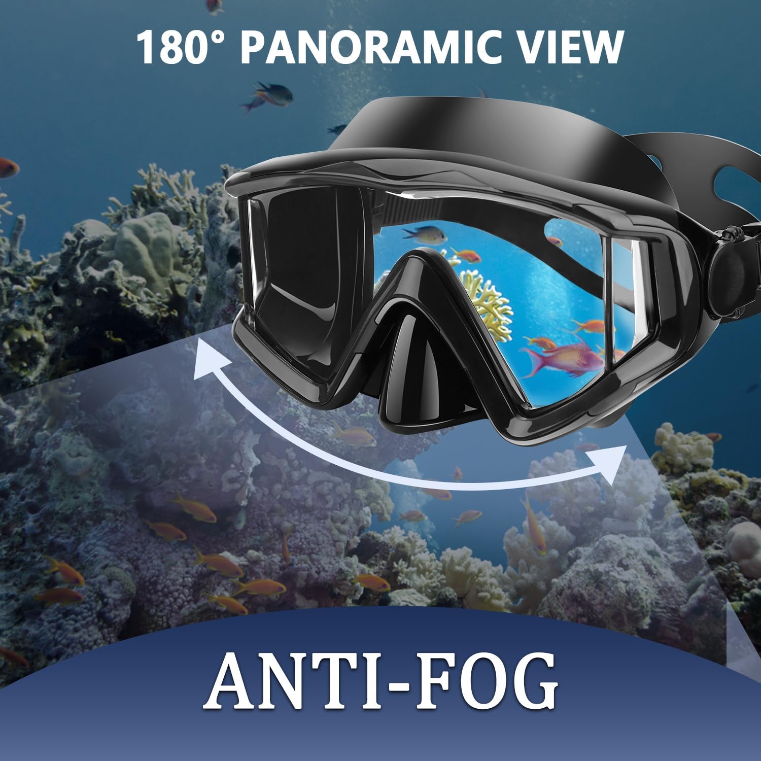 Detalle de Diving Mask with Polycarbonate Lenses