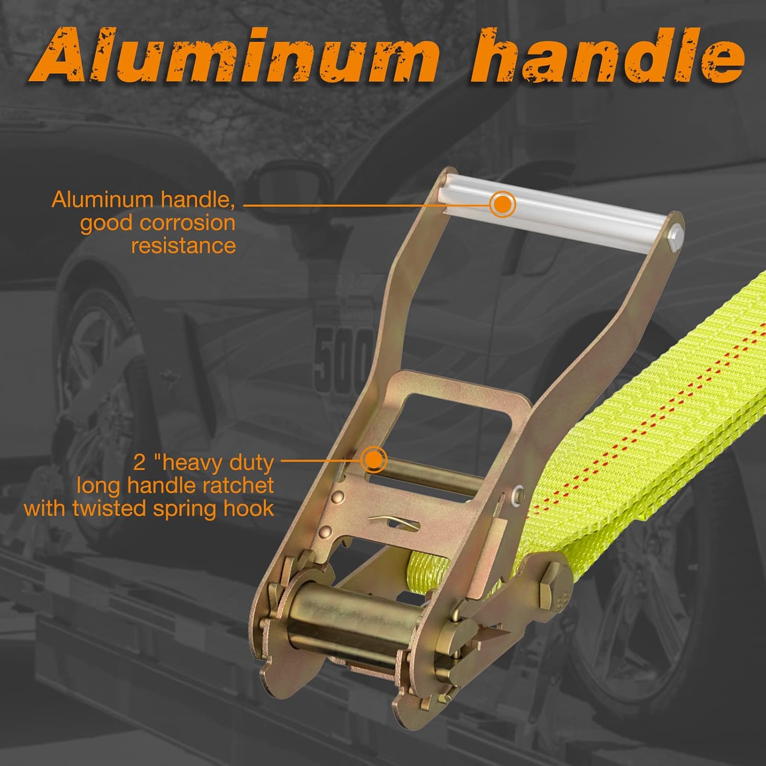 Thumbnail 5 de Autofonder Tire Tie-Down Straps, 2-Inch
