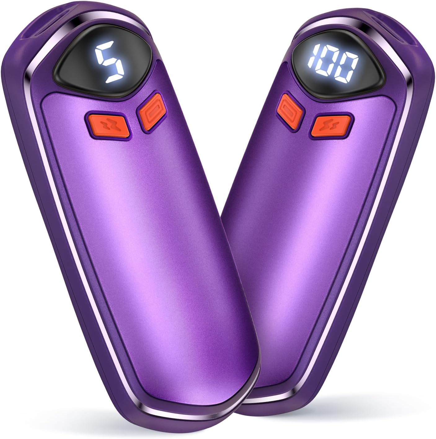 Detalle de DeeKom Rechargeable Hand Warmers, 2-Pack with Adjustable Heat and Display