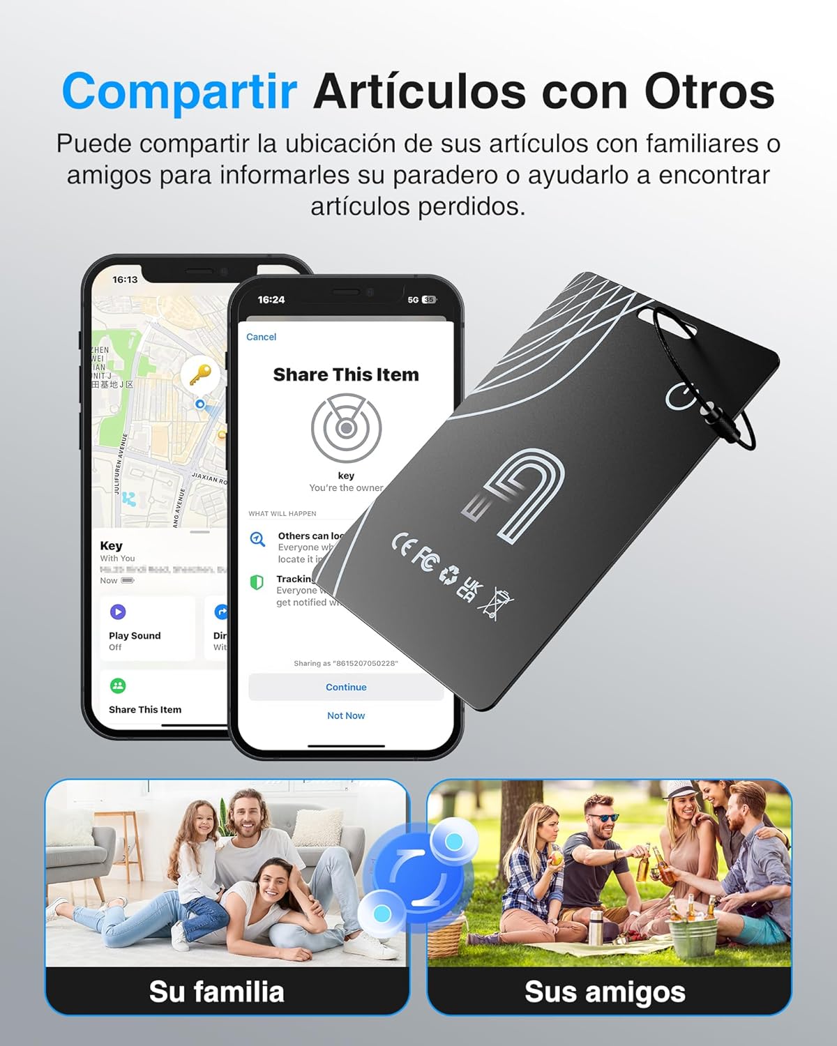 Thumbnail 3 de Wallet Card Tag Ultradelgado 1.5mm Apple Buscar