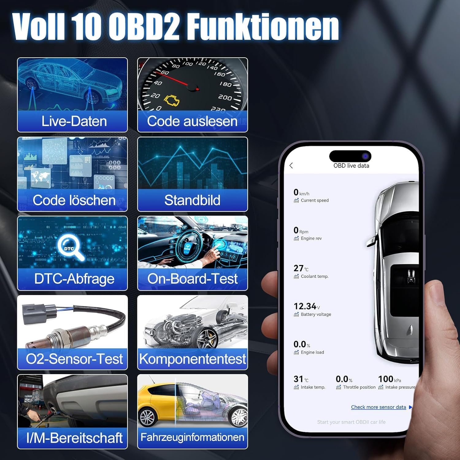 Thumbnail 3 de XTOOL AD20 Pro OBD2 Diagnosegerät mit Öl‑Reset ⛽