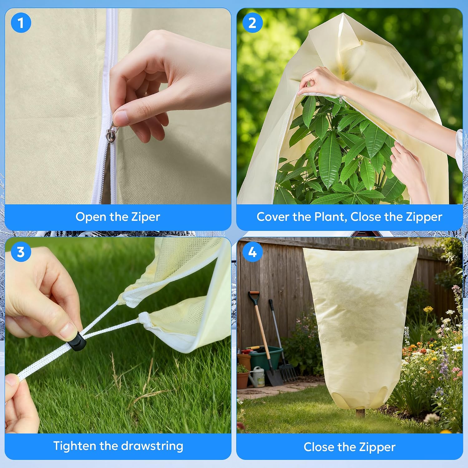 Thumbnail 5 de MIXC Plant Covers 47.2×70.8 for Shrubs