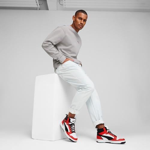 Detalle de PUMA Rebound V6: Sneaker unisex, bianco/nero/rosso per tutte le stagioni
