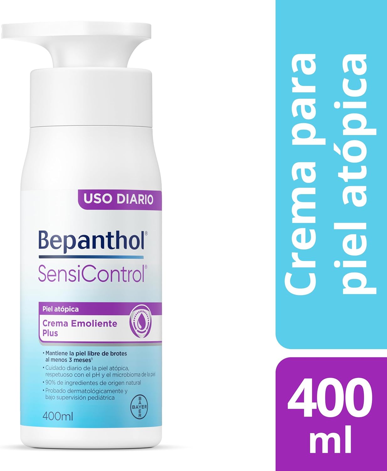 Thumbnail 1 de Bepanthol SensiControl Crema Emoliente para Piel Atópica - 400 ml