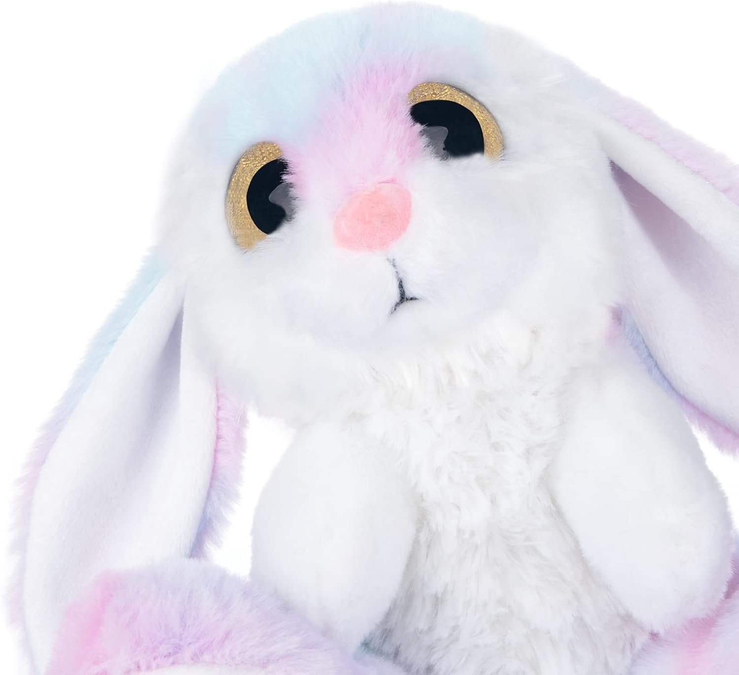Thumbnail 2 de My OLi Easter Bunny Teddy Soft Toy (22cm/8.5") – Cuddly plush rabbit with floppy ears for kids