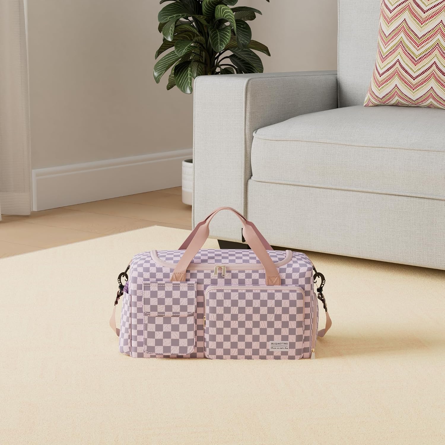 Detalle 2 de Small Gym Bag Travel Duffle 28x50x21cm
