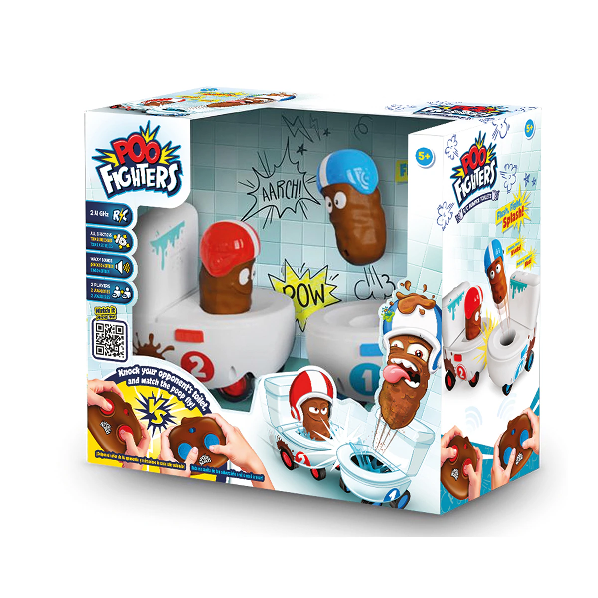 CREATIVE TOYS Poo Fighter — juego de mesa para 2-4 jugadores