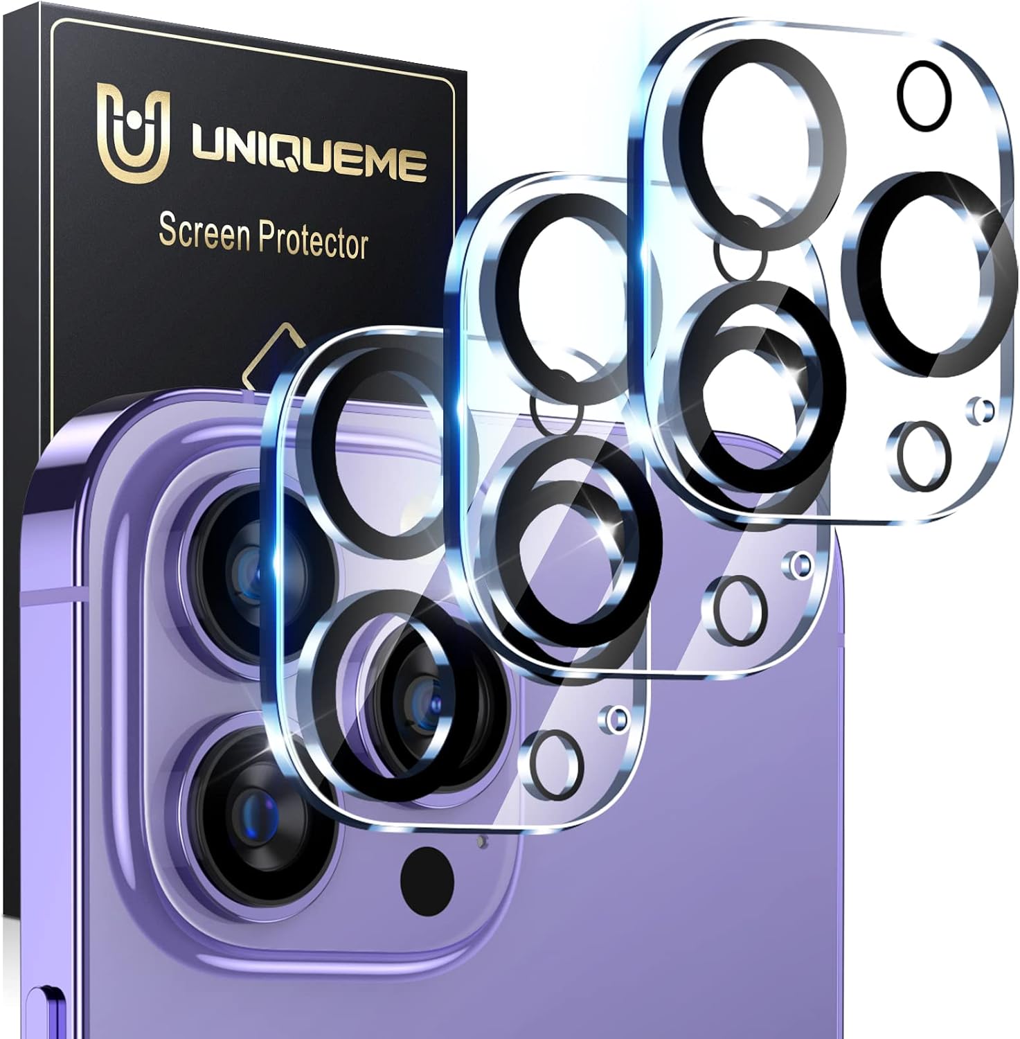 Detalle de UniqueMe Camera Lens Protector 3 Pack