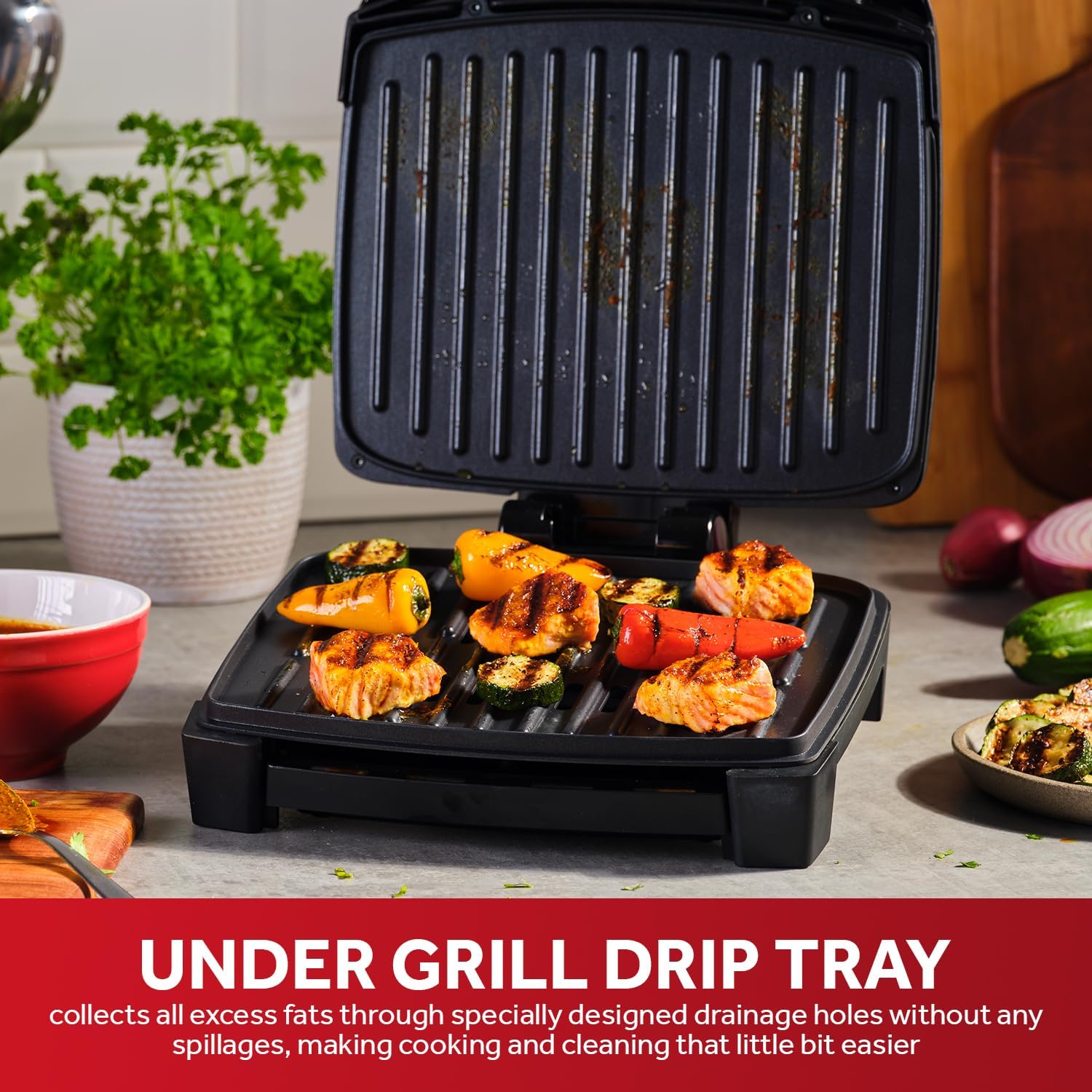 Detalle 2 de George Foreman Immersa Medium Electric Grill 28310