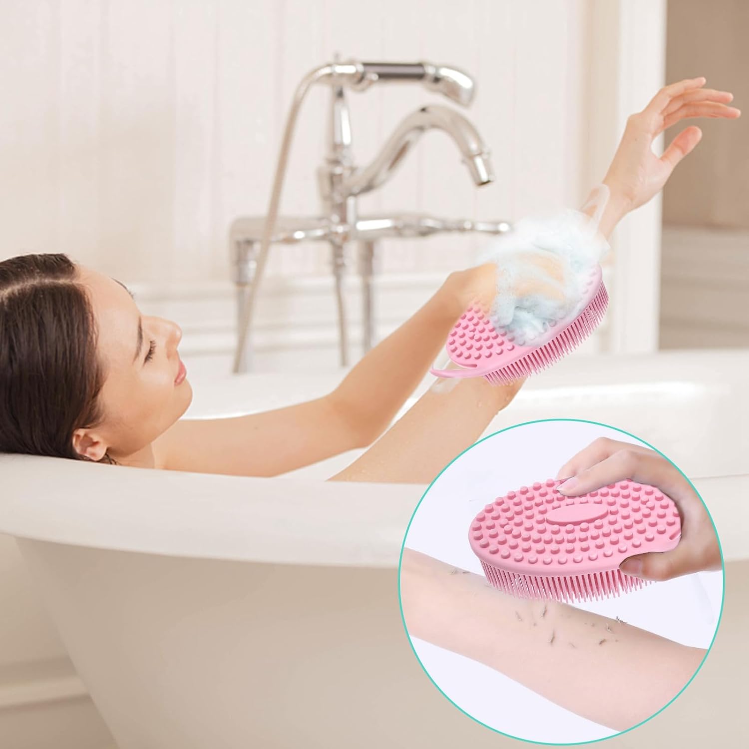 Thumbnail 5 de Thboxes Silicone Body Scrubber 13.5x8cm