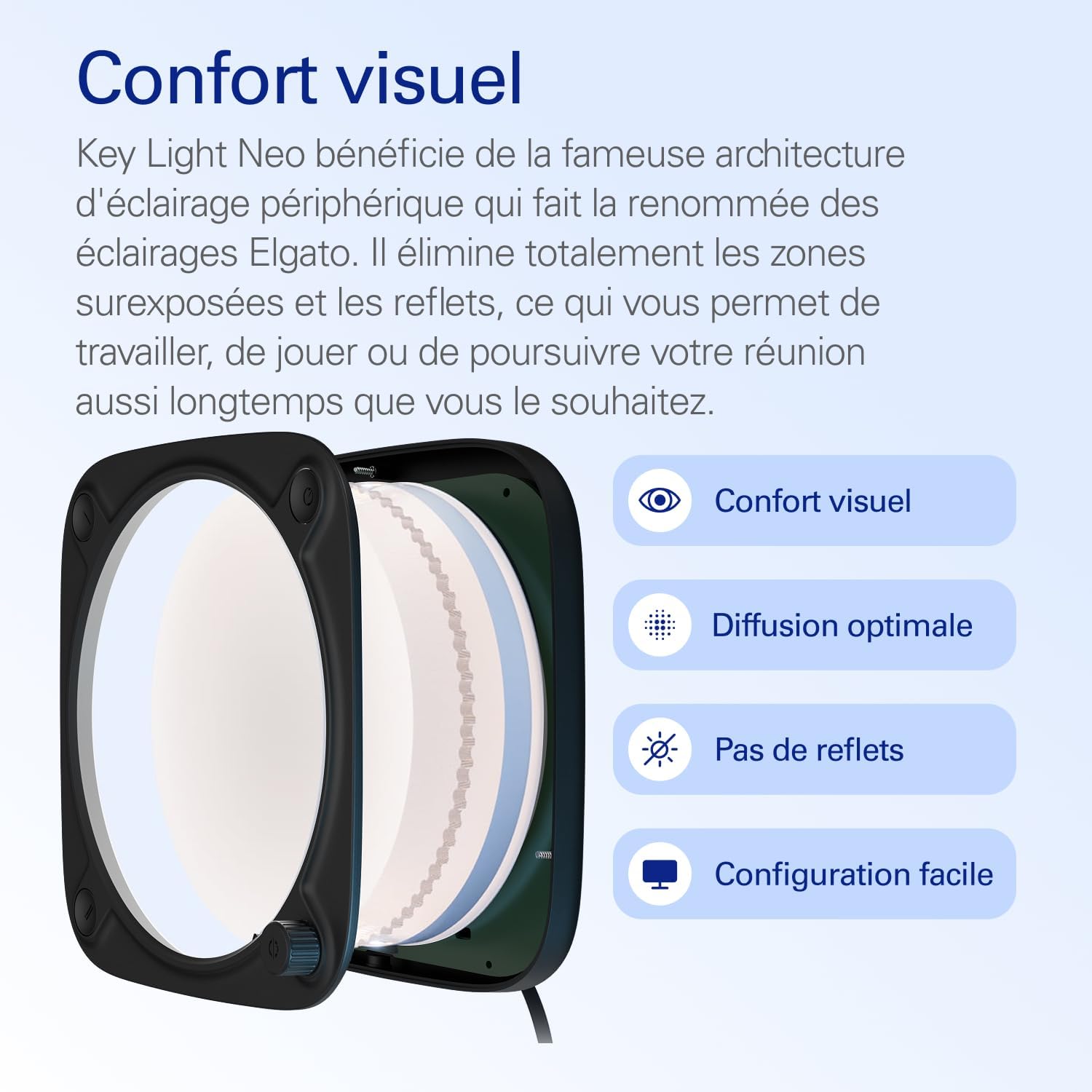Detalle 2 de Elgato Key Light Neo 1000 lumens