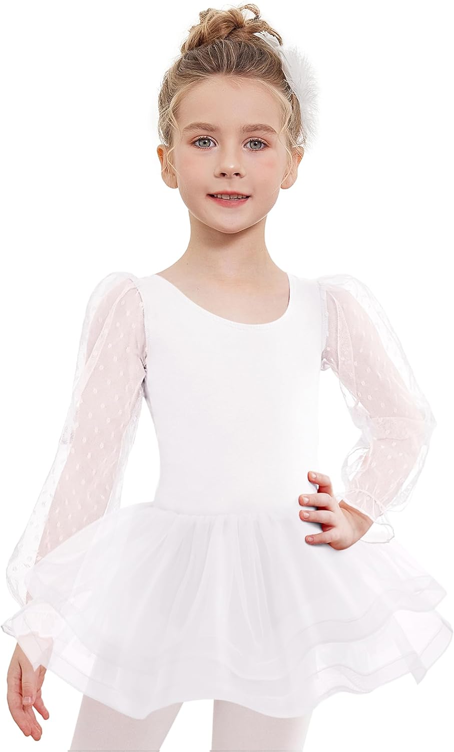 Thumbnail 5 de Arshiner abbigliamento da balletto per bambine con body e tutù a 3 strati (2–8 anni)