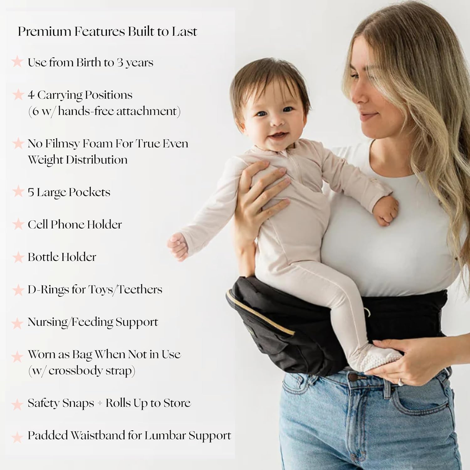 Thumbnail 2 de Tushbaby Original Hip Seat 45 lbs Carrier