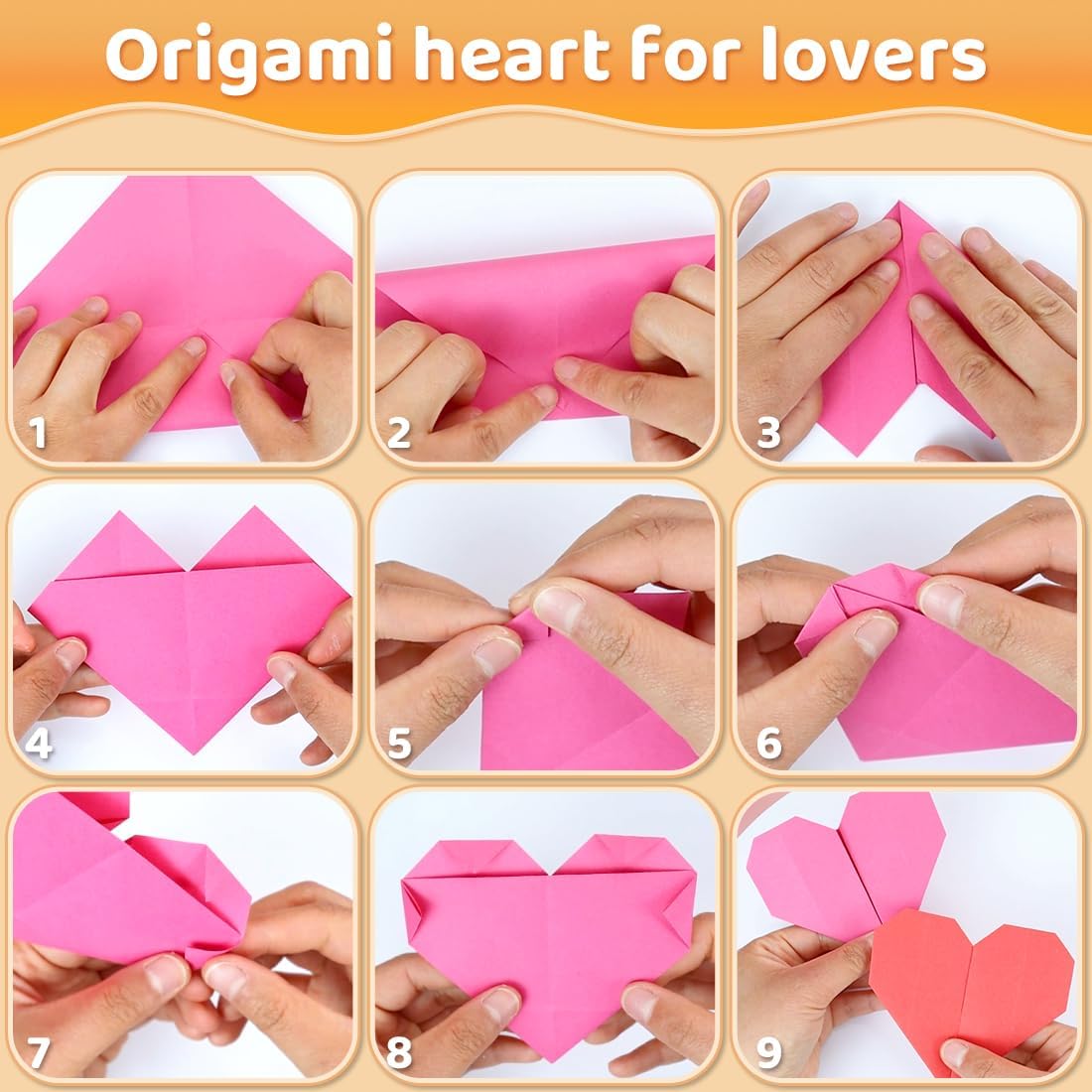 Thumbnail 3 de Origami paper kit 1000 sheets, 6x6 inch