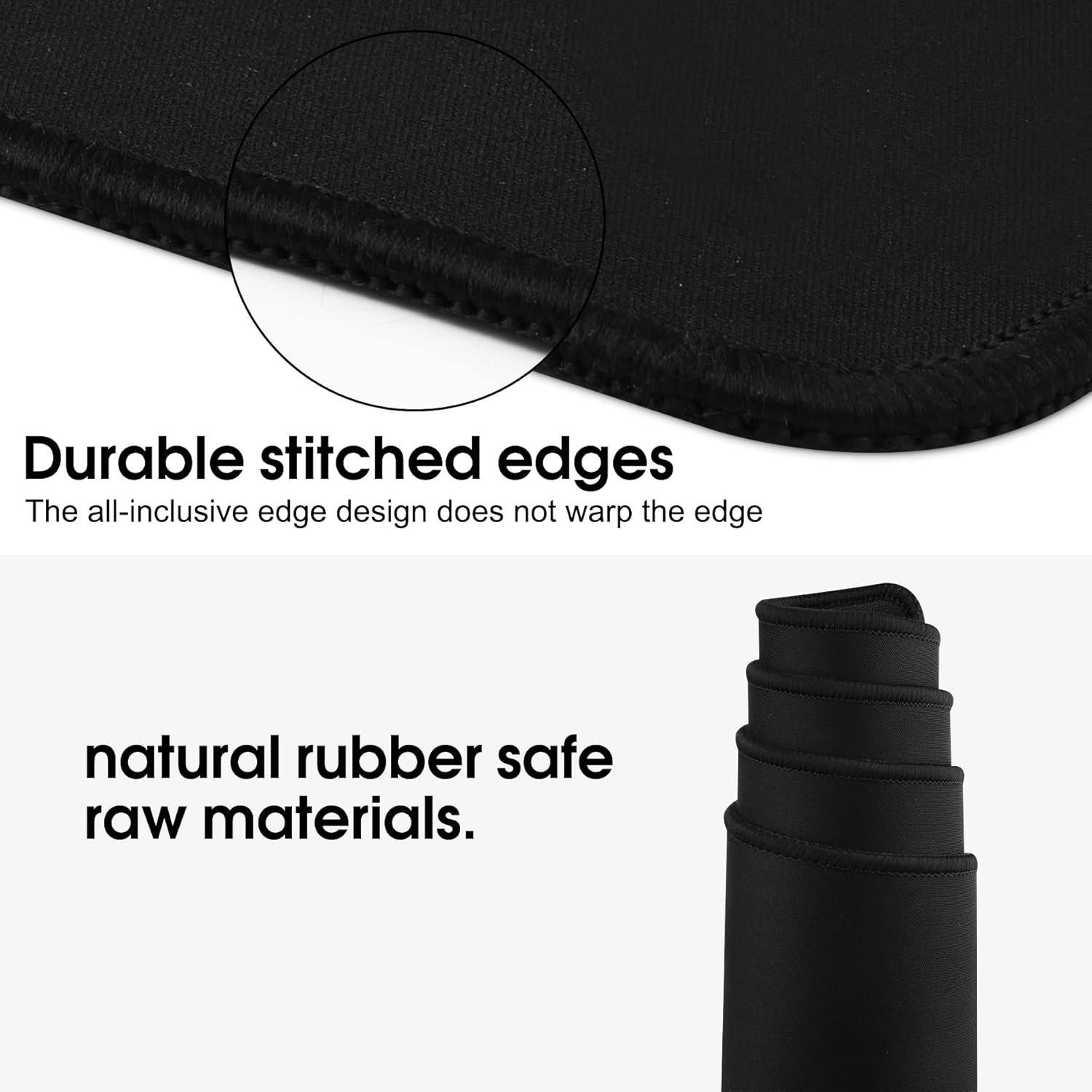 Detalle de HoYiXi Gaming Mouse Pad Extended Large (80 x 40 cm) with Anti-Slip Rubber Base
