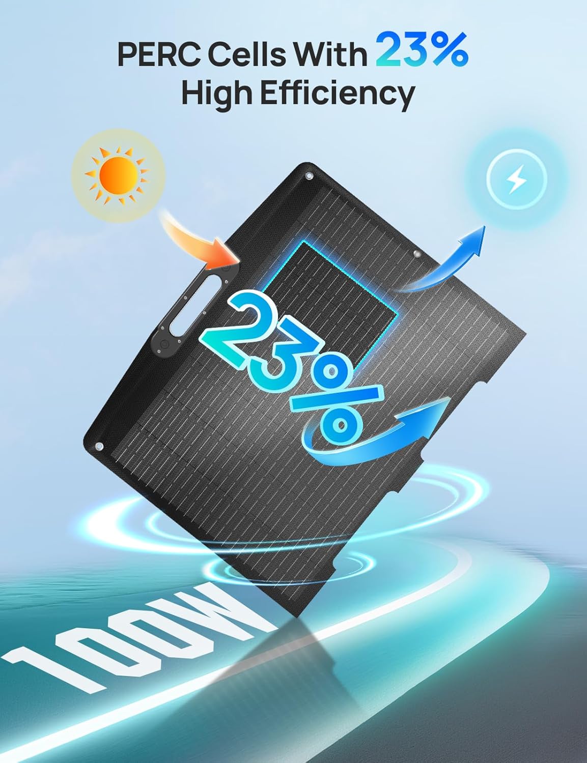 Thumbnail 6 de ECO-WORTHY 200W Portable Solar Panel 23% Efficiency