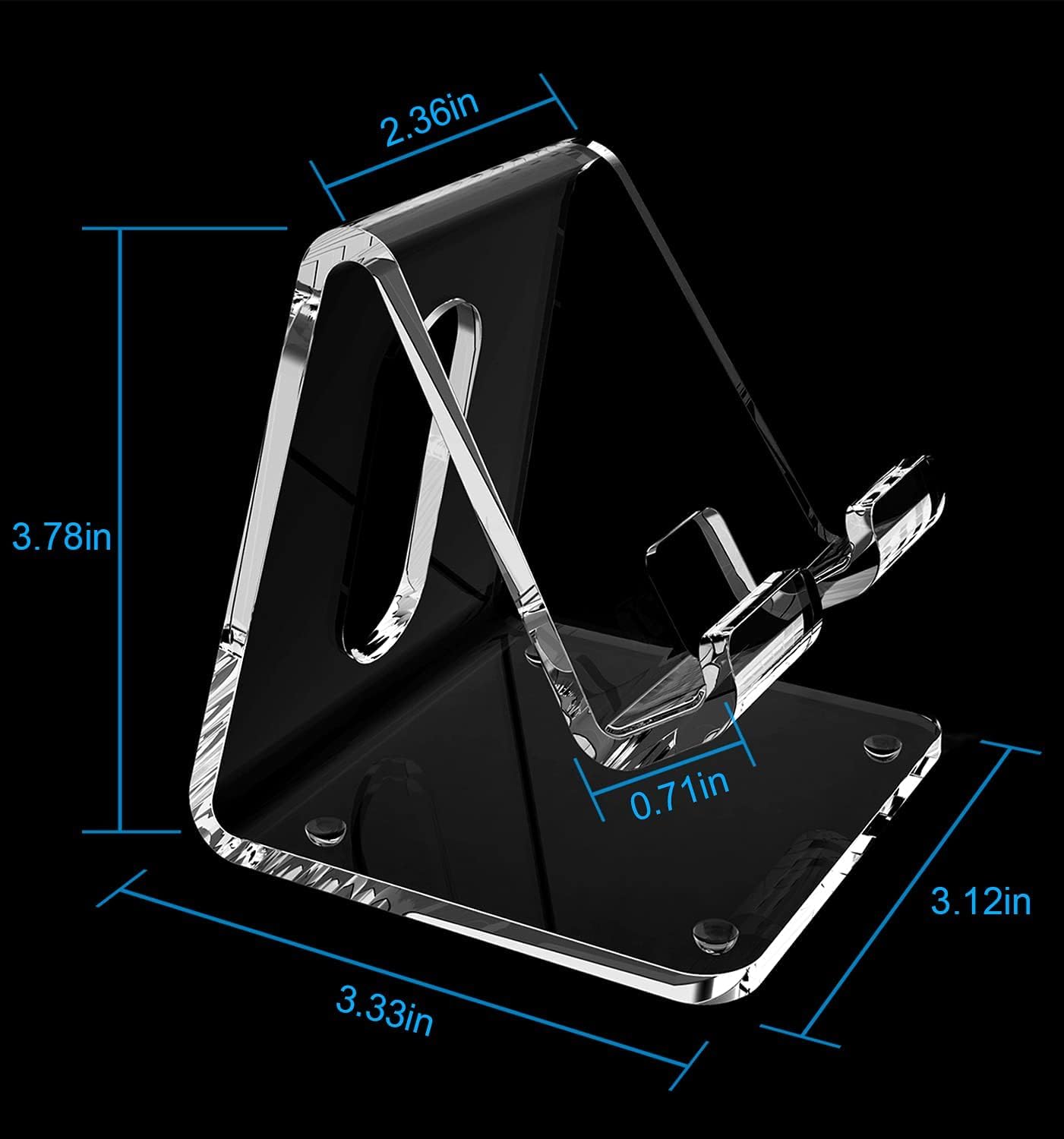 Detalle 2 de Crpich Acrylic Cell Phone Stand 2-pack