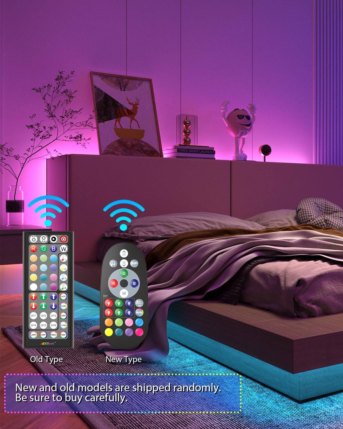 Thumbnail 2 de Mexllex LED Strip Lights 10M RGB Colour Changing LED Lights
