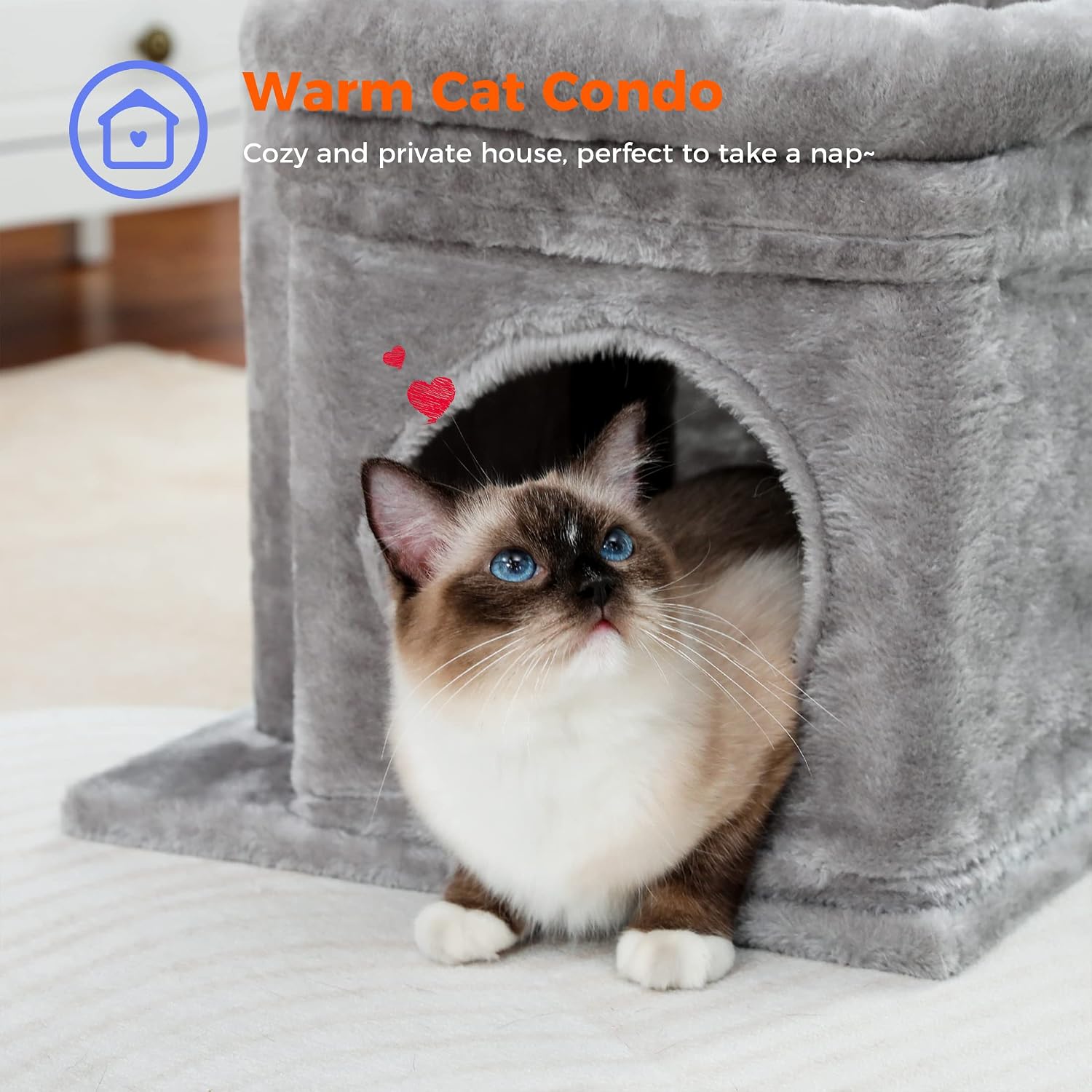 Detalle de PAWZ Road Kleiner Katzenbaum mit Sisal, mehrstöckig đ±