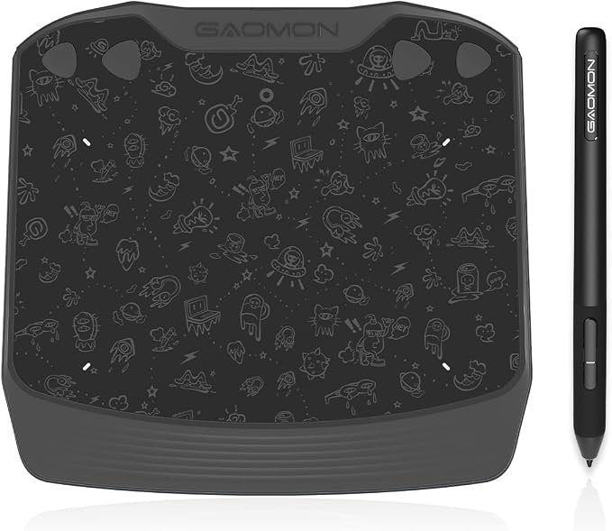 Detalle de GAOMON S630 Tableta Gráfica con 4 Teclas y Stylus ✏
