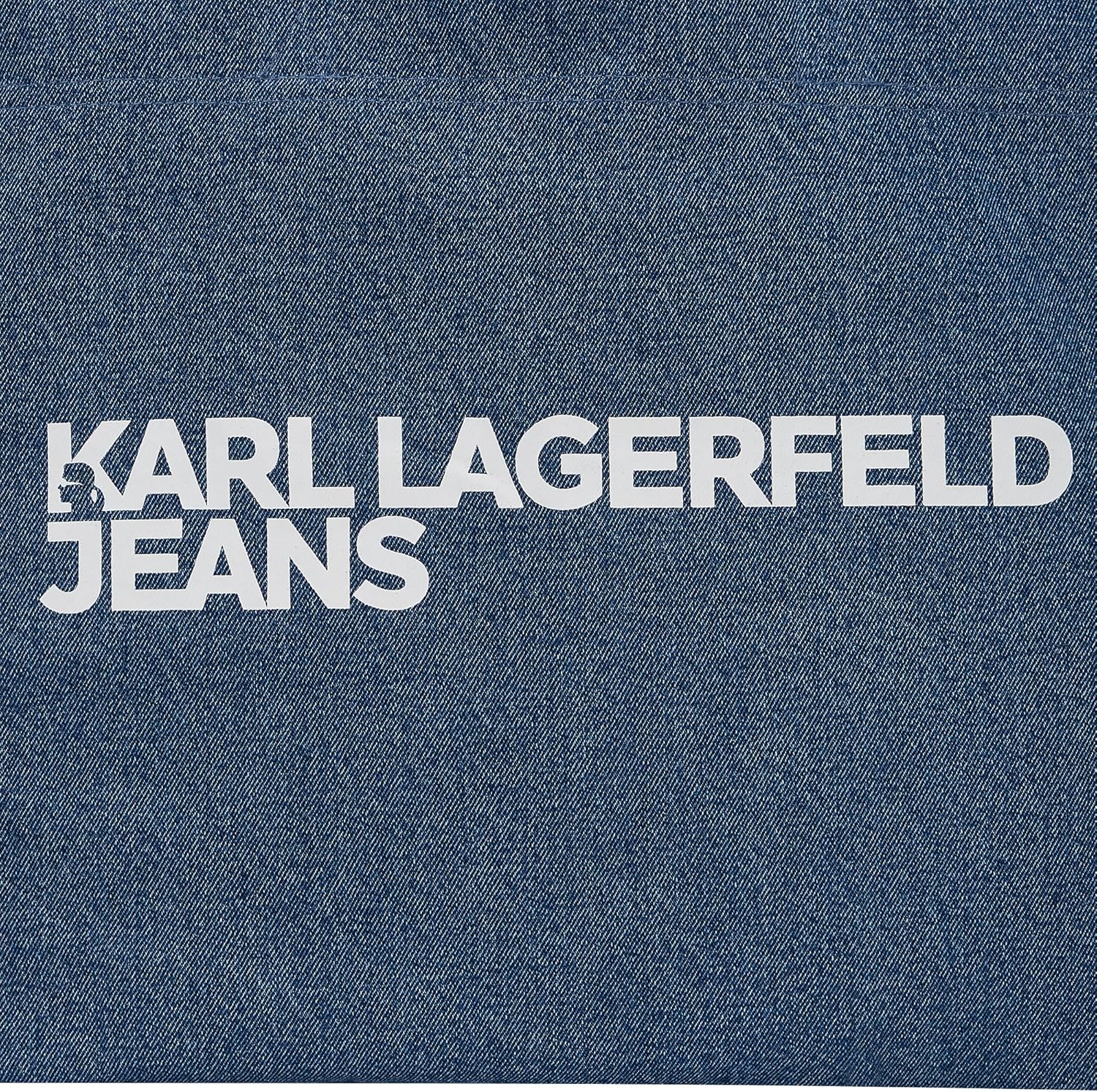 Detalle de KARL LAGERFELD Essential Logo Shopper – Damen, Blau, One Size