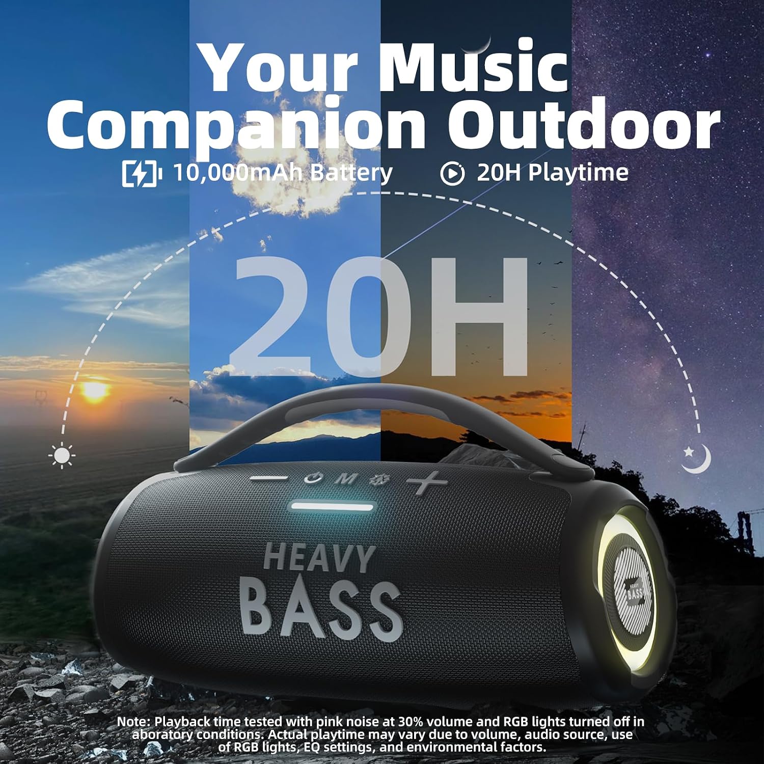 Thumbnail 3 de HEAVY BASS 80W Bluetooth Speaker