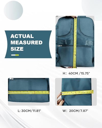 Thumbnail 7 de SZLX mochila de viaje para mujer impermeable (42 x 32 x 20 cm, 1 kg) con compartimento para portátil y bolsa húmeda