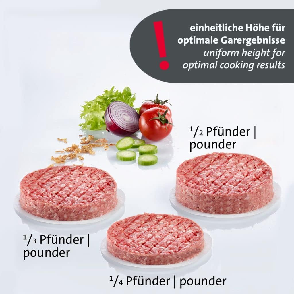 Thumbnail 3 de Westmark Hamburgermaker VARIO PLUS – Robuste Burgerpresse mit stufenlos einstellbarer Patty-Größe