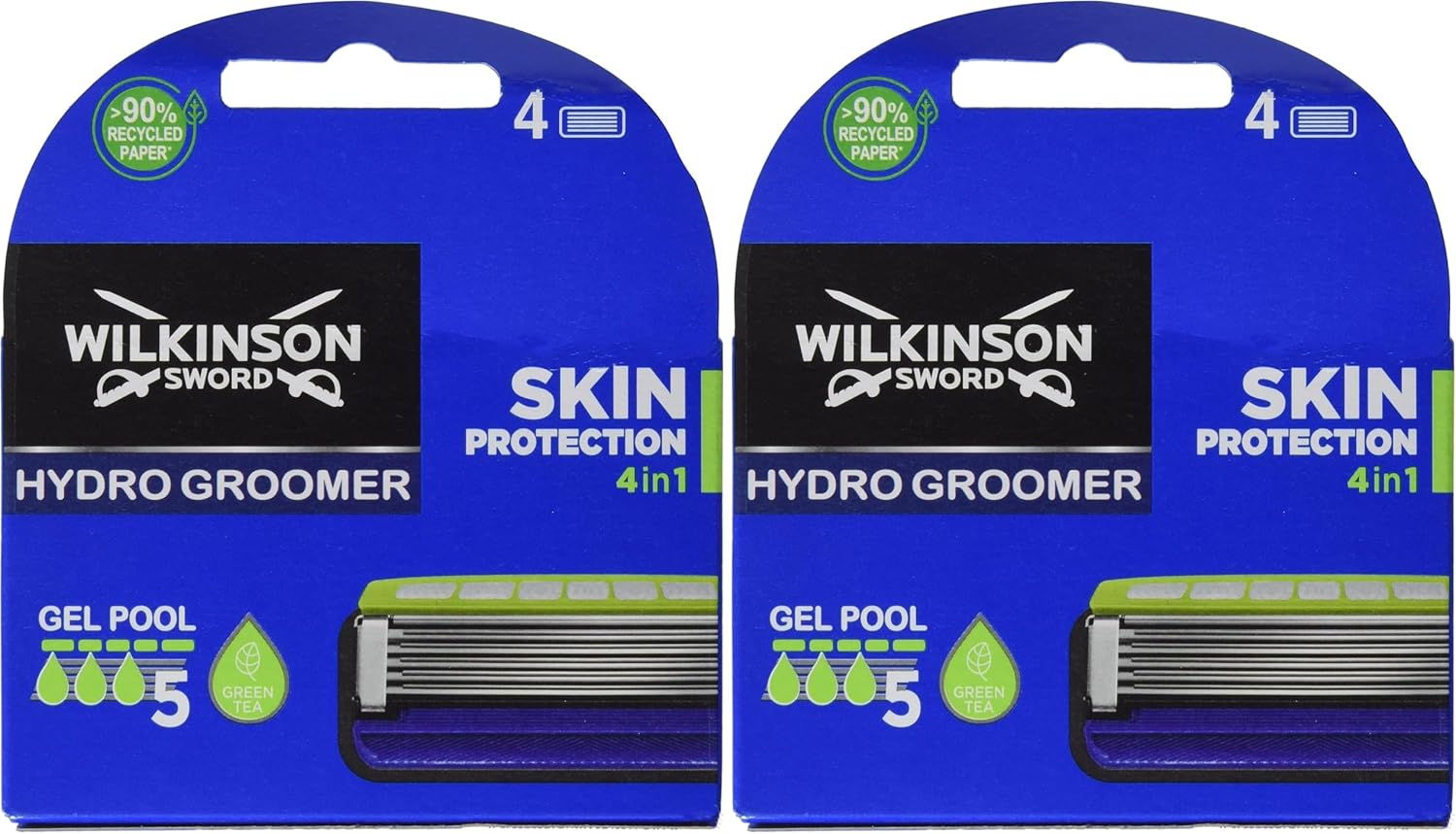 Detalle de Wilkinson Sword Hydro 5 Groomer / Power Select Rasierklingen – 4 Stk