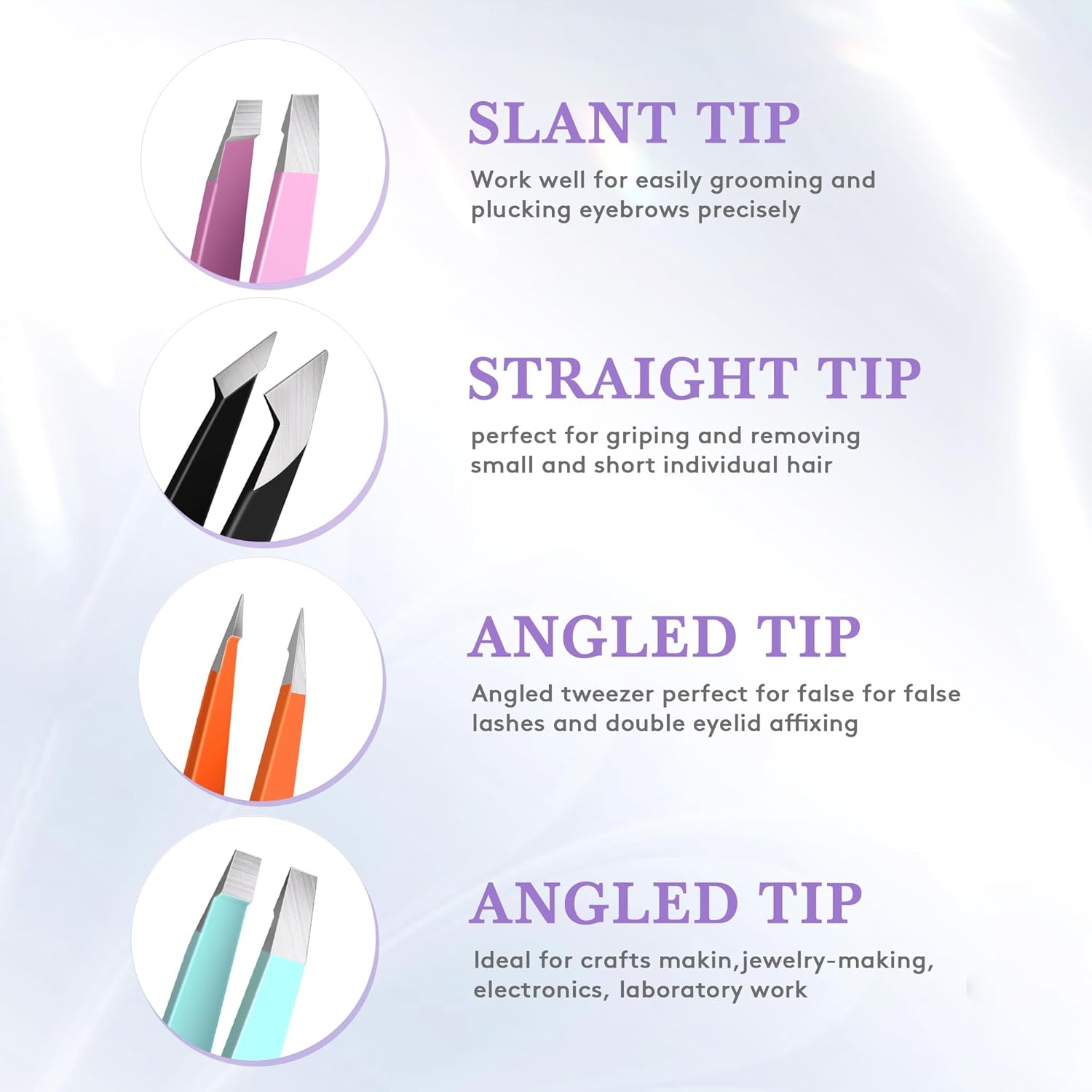 Thumbnail 5 de Facial Hair Tweezers 4-Pack ⚙