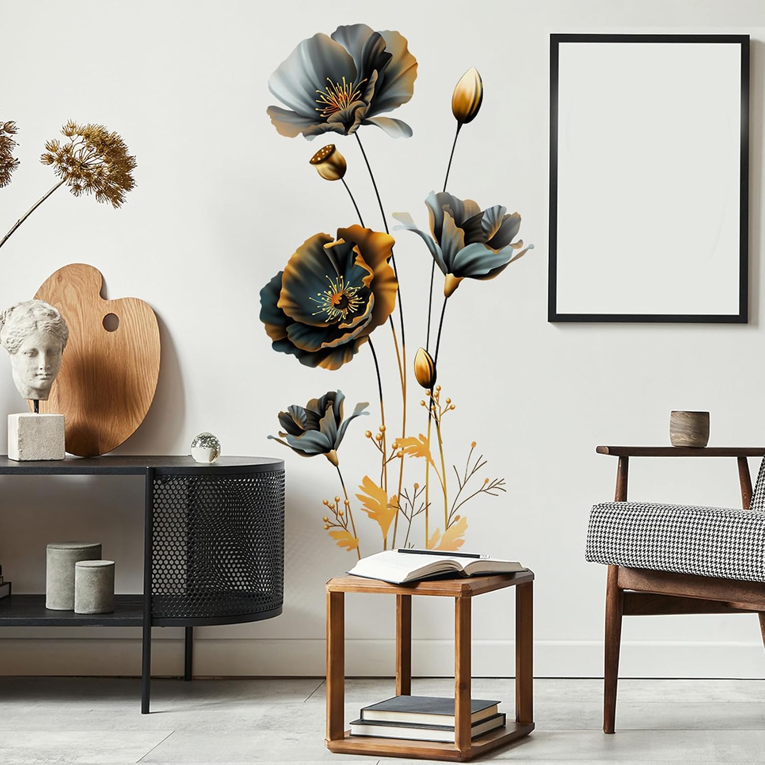 Detalle de Black and Gold Vinyl Wall Decals