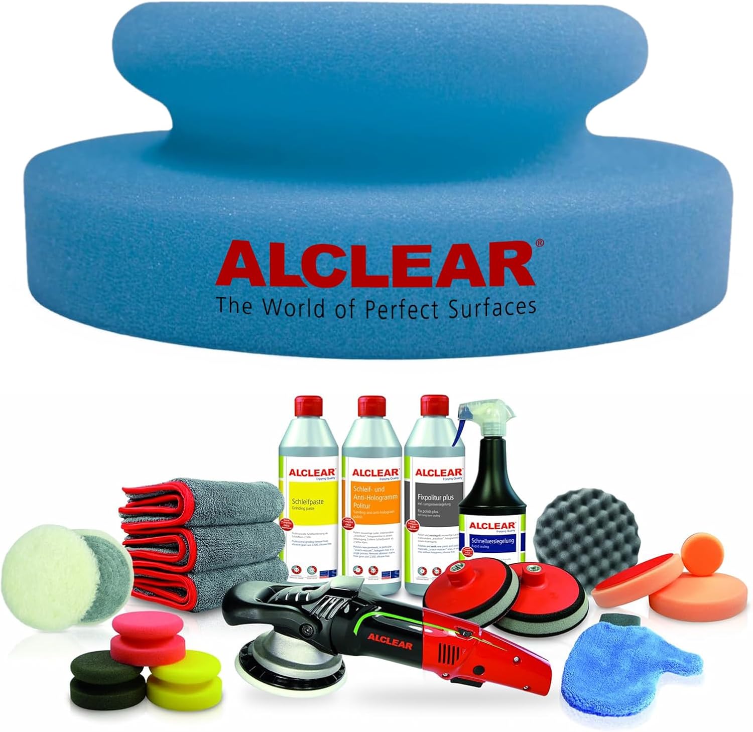 Thumbnail 5 de ALCLEAR 5713050M Spugna lucidatura a mano – pad morbido per cera, polish e sigillante (Made in Germany)