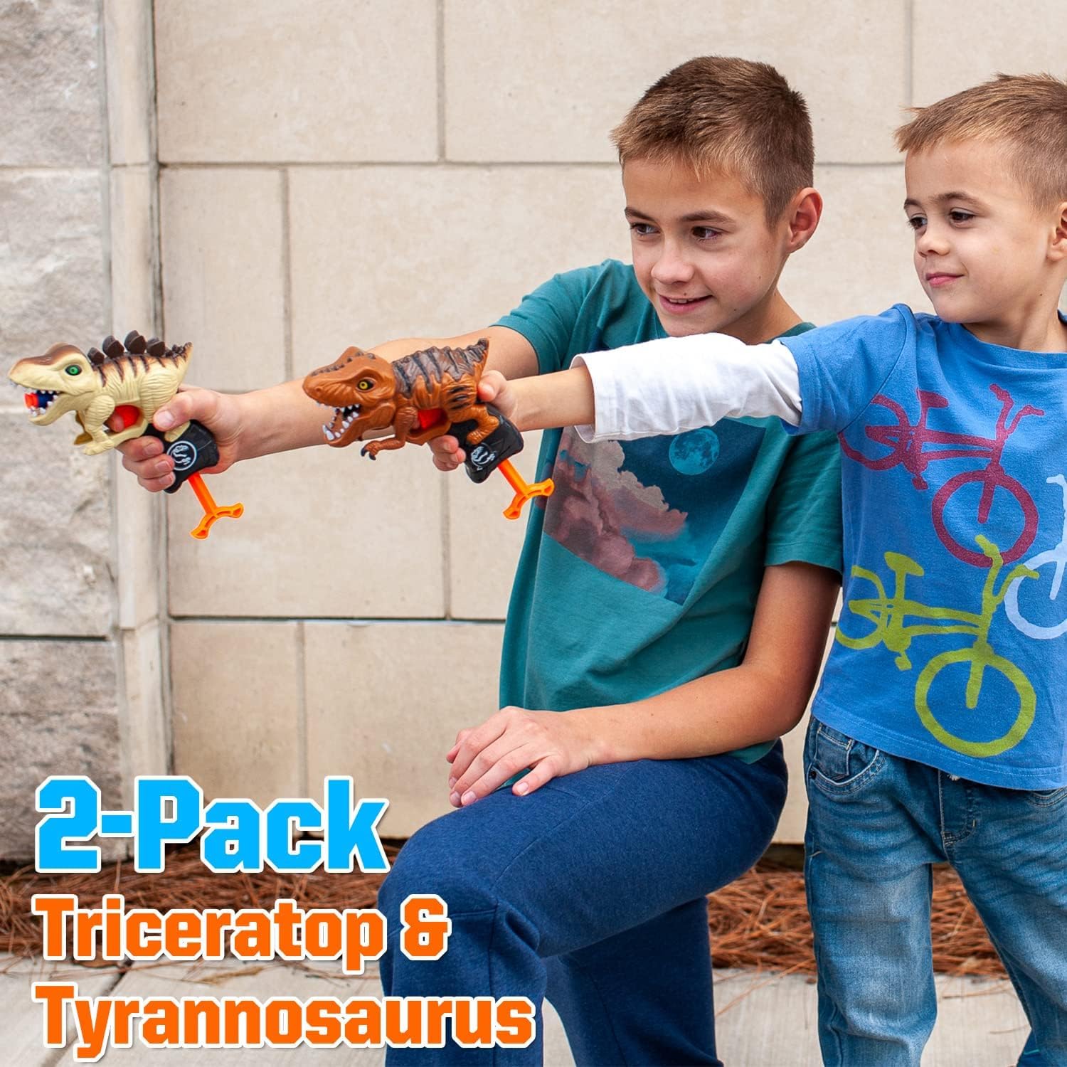 Detalle de Dinosaur Foam Dart Blasters 2-Pack