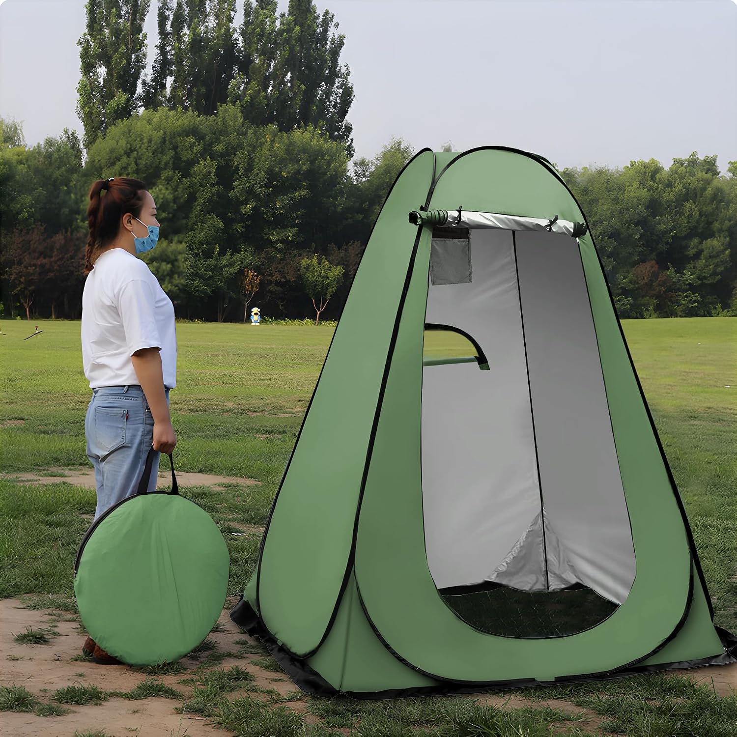 Thumbnail 6 de OUUTMEE Pop-up Duschzelt 150×150×190 cm ⛺