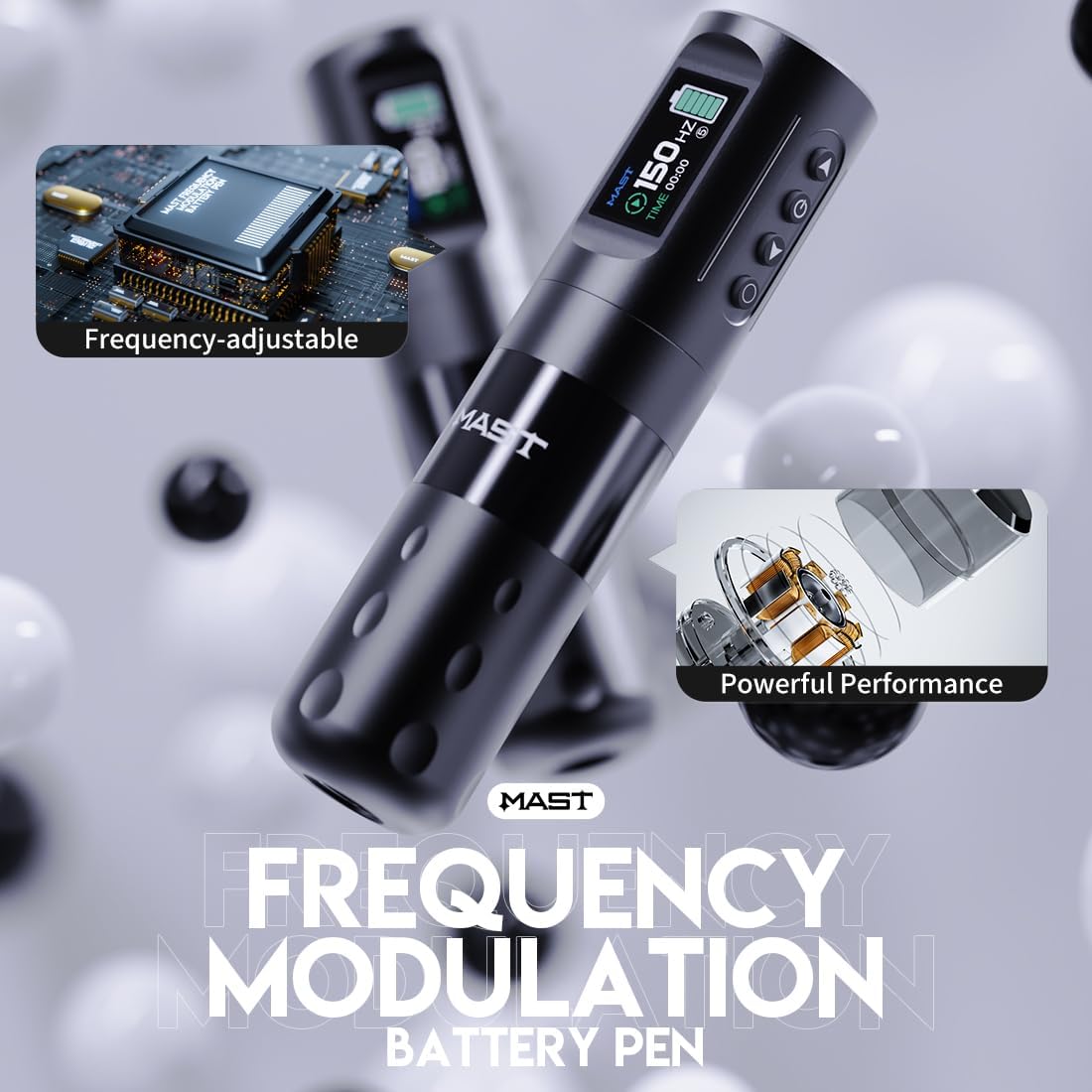 Thumbnail 6 de Mast Wing macchinetta tatuaggi Rotary Wireless 1800mAh