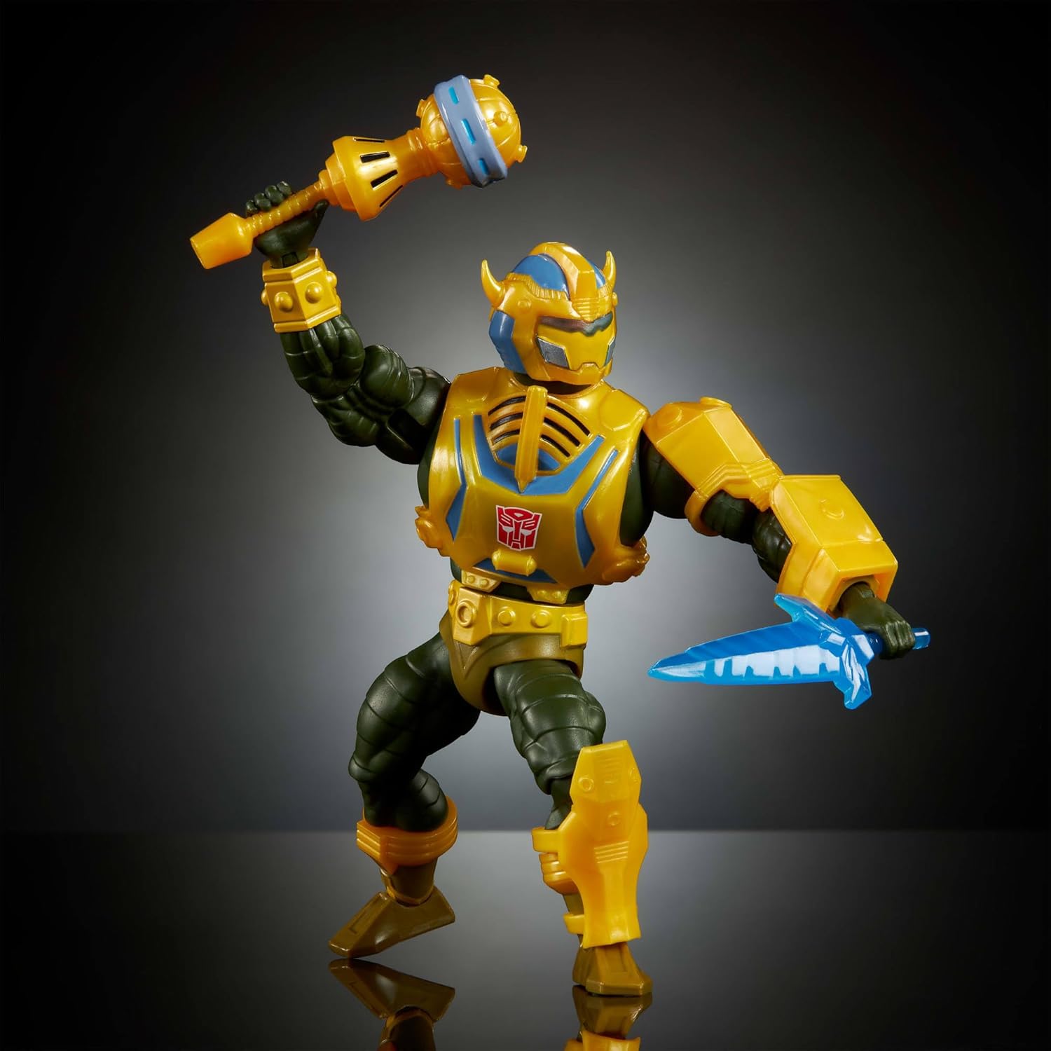 Thumbnail 2 de Masters of Universe Origins x Transformers - Bumblebee Armor Man-At-Arms: figura d'azione 13,97 cm con armatura modulare