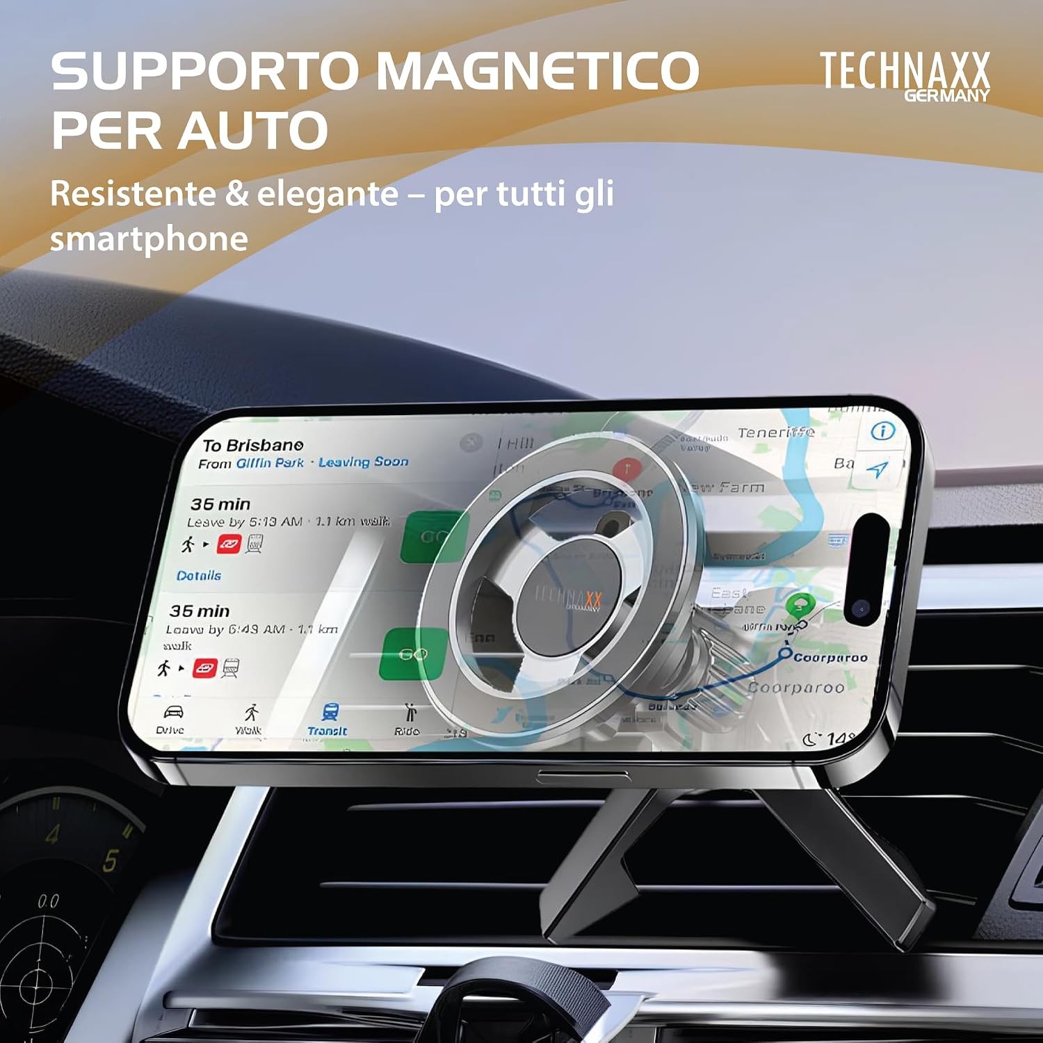 Detalle 2 de Technaxx TX-304 supporto magnetico per auto 360°