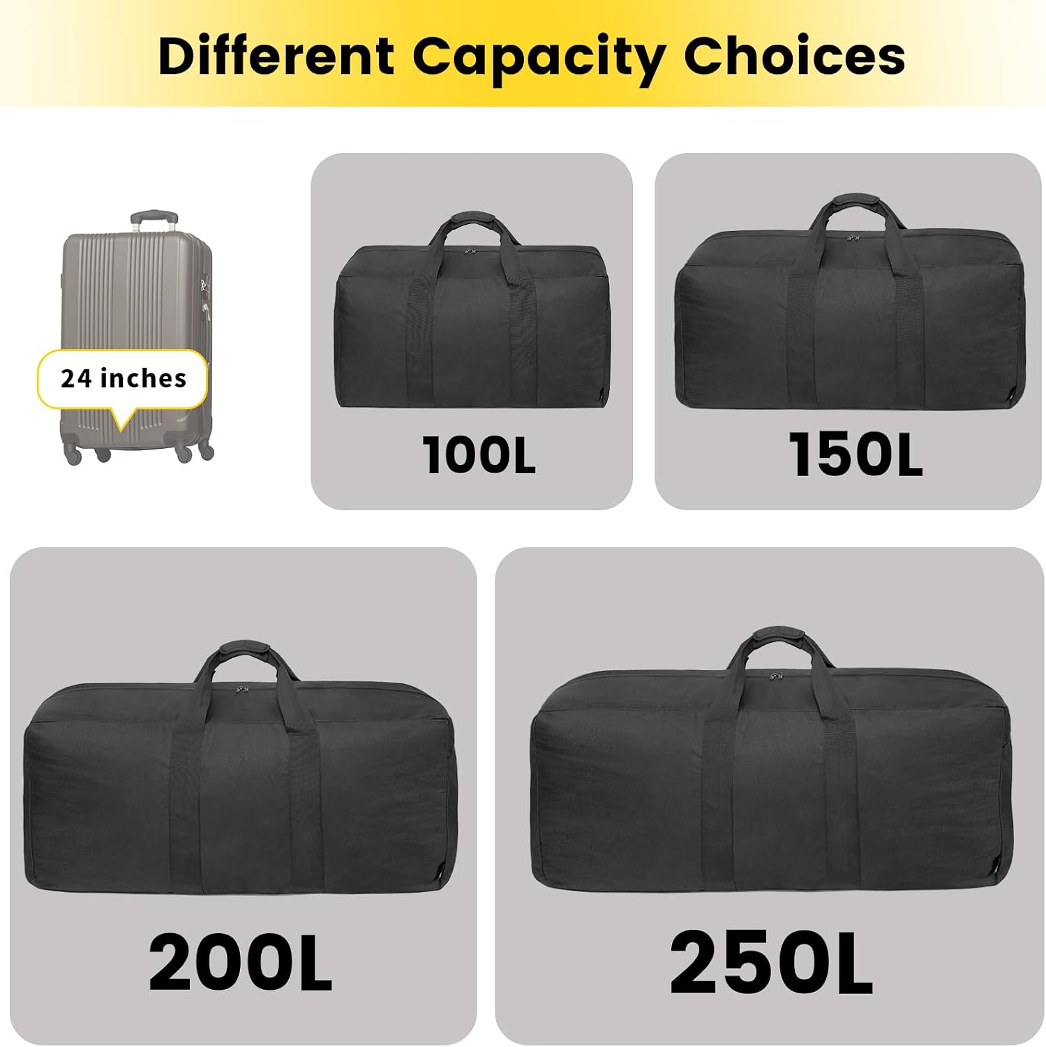 Thumbnail 5 de Vorspack 100L Duffle Bag for Travel & Camping