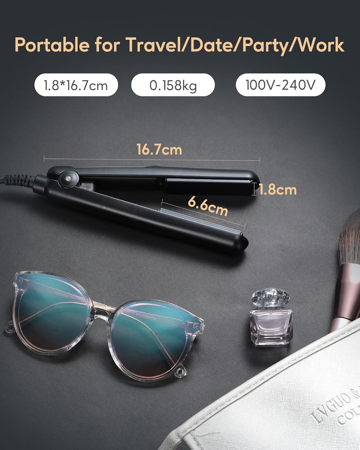 Detalle de Wavytalk Mini Hair Straighteners for Short Hair ✂