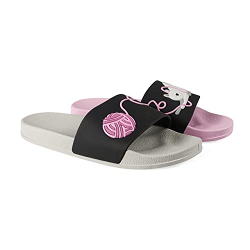 Detalle de Dedoles Badeschuhe Damen Herren Kinder – Badesandalen mit lustigen Designs