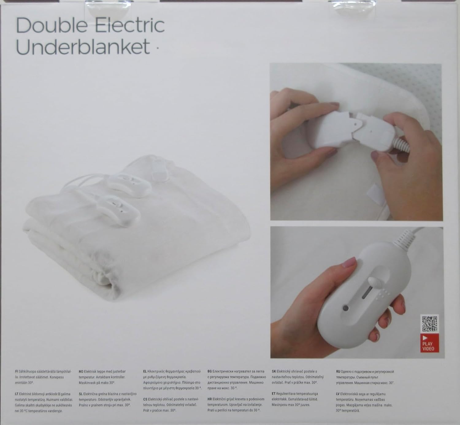 Detalle 2 de GOODS+GADGETS 40522049-parrent XXL-elektrische onderdeken 160 x 140 cm