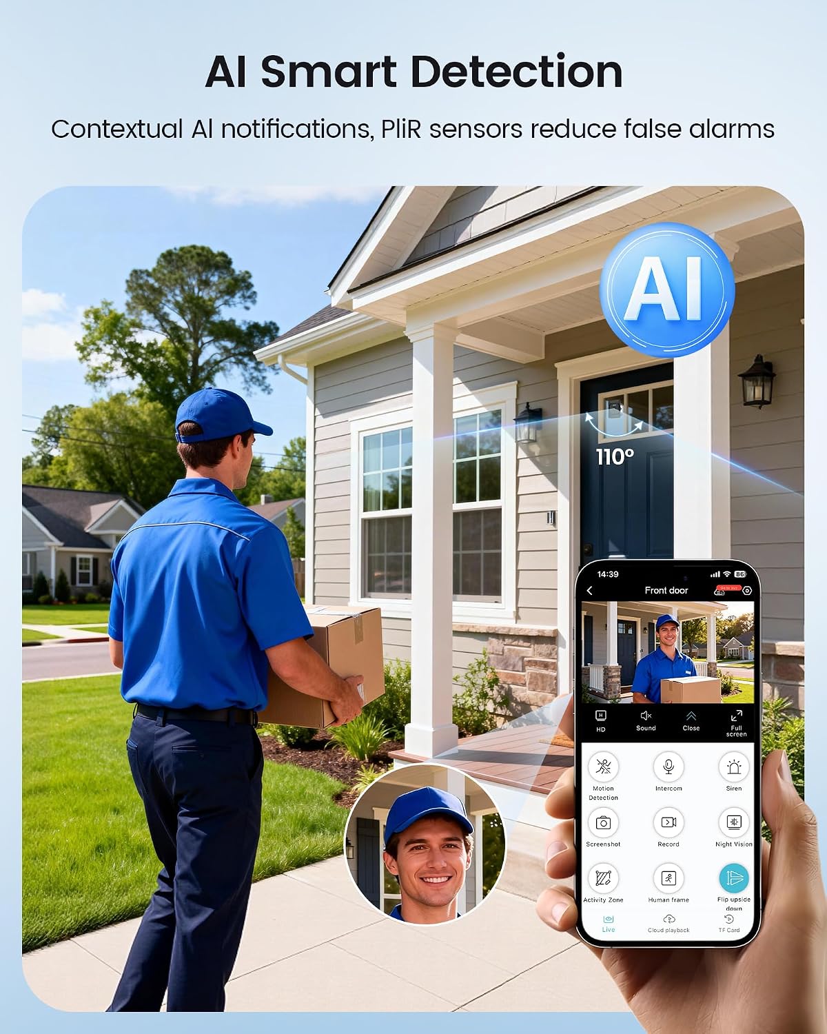 Detalle de Aqash Aqash Window Camera 2K 3MP Security