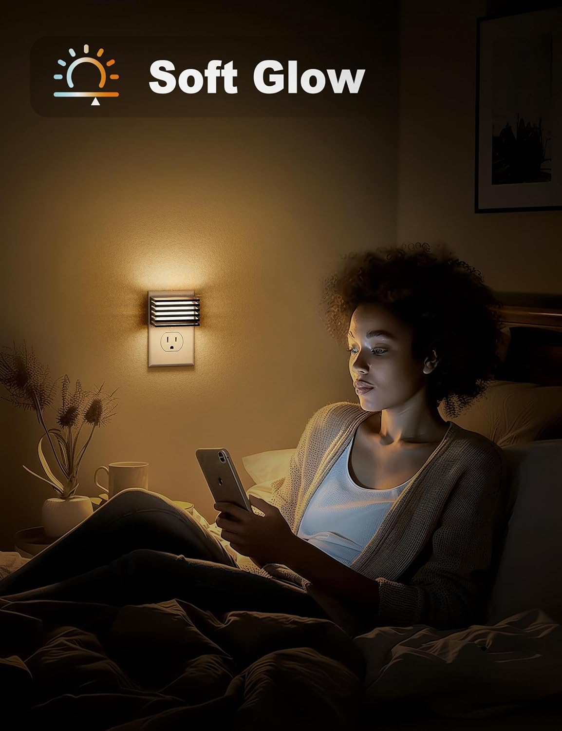 Detalle de JandCase Plug-In Night Light 3000K